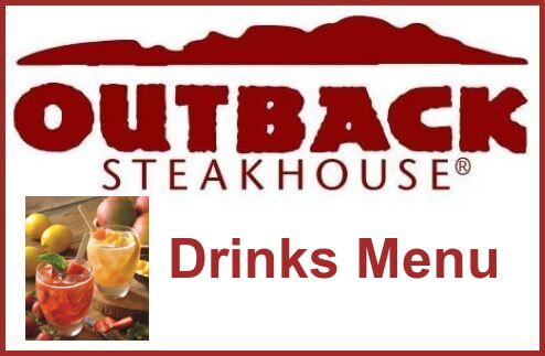 outback steakhouse drinks menu