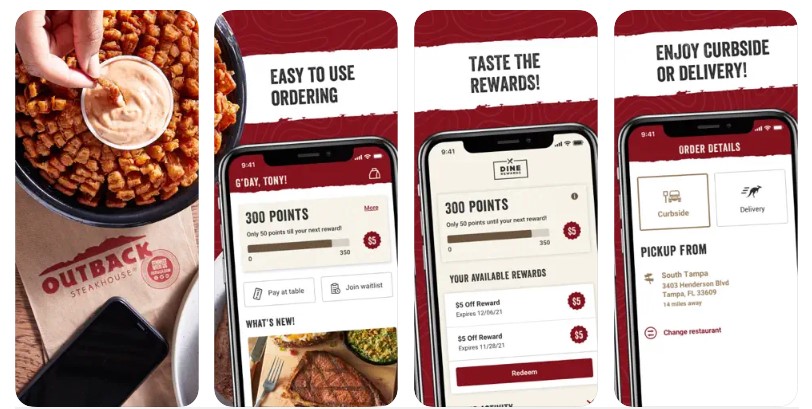 Outback Steakhouse Mobile App